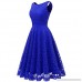 yoyorule Women Casual Top & Dress Fashion Women Sexy Solid Lace Sleeveless Evening Formal Maxi Party Gown Dress Blue B07PDFCQLG